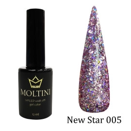 Moltini, Гель-лак New Star 5 Moltini, Гель-лак New Star 5